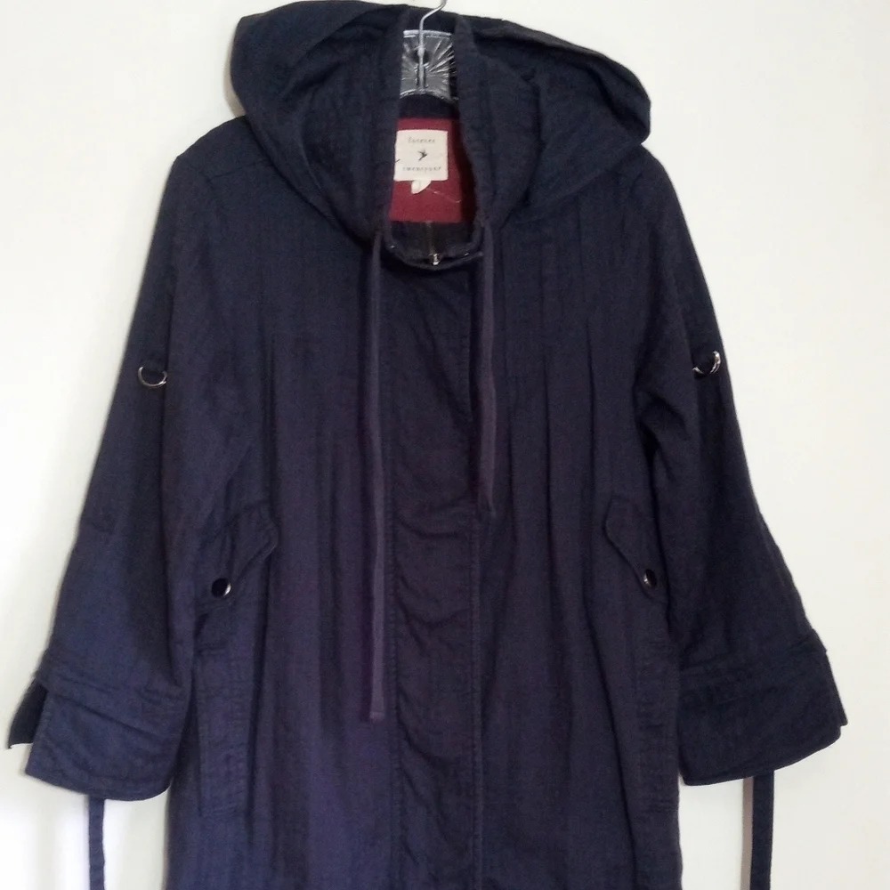 Forever 21 blue lined utility jacket women's size medium